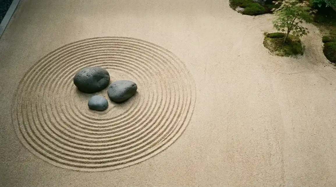 澳门彩 书斋枯山水沙盘全景